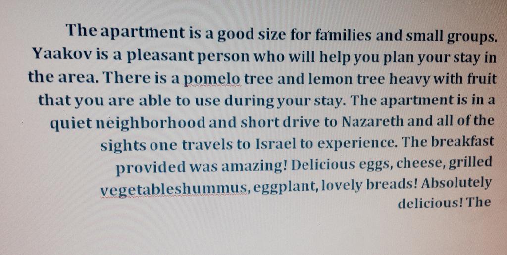 Yaakov'S Apartment Migdal Ha'Emeq Ngoại thất bức ảnh
